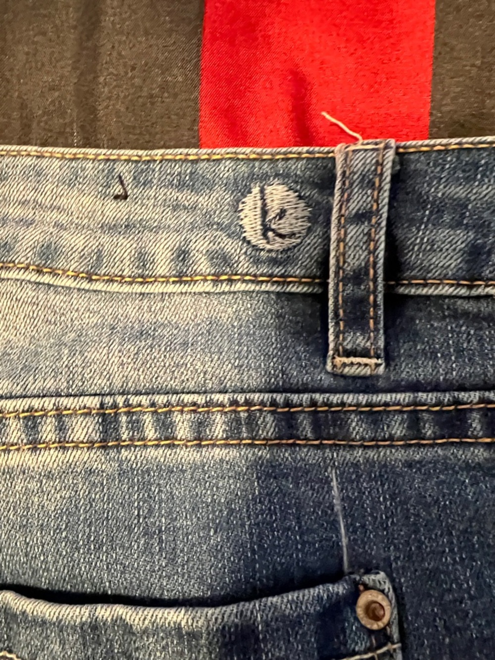 Kensie Light Blue Skinny Jeans with Floral Embroidery - Picture 7 of 7